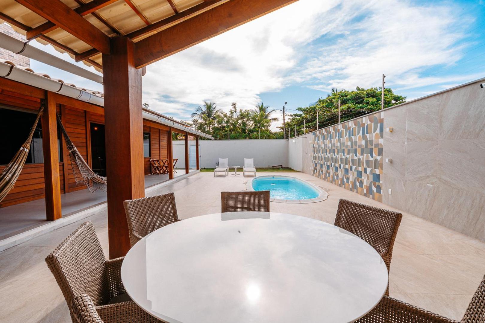 Casadecastelhanos, Quadra Do Mar De Castelhanos, 4 Suites Com Ar, Churrasqueira, Piscina, Hidromassagem, Cozinha Integrada Gourmet Ideal Para Familia E Amigos 안치에타 외부 사진