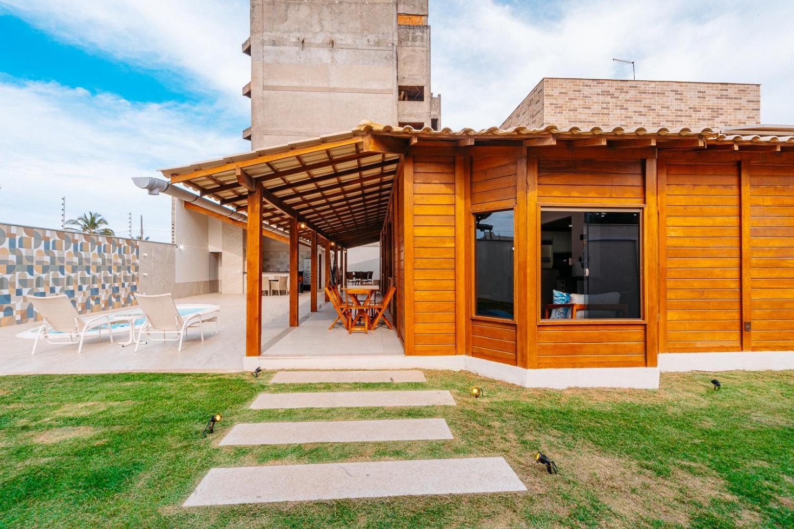 Casadecastelhanos, Quadra Do Mar De Castelhanos, 4 Suites Com Ar, Churrasqueira, Piscina, Hidromassagem, Cozinha Integrada Gourmet Ideal Para Familia E Amigos 안치에타 외부 사진